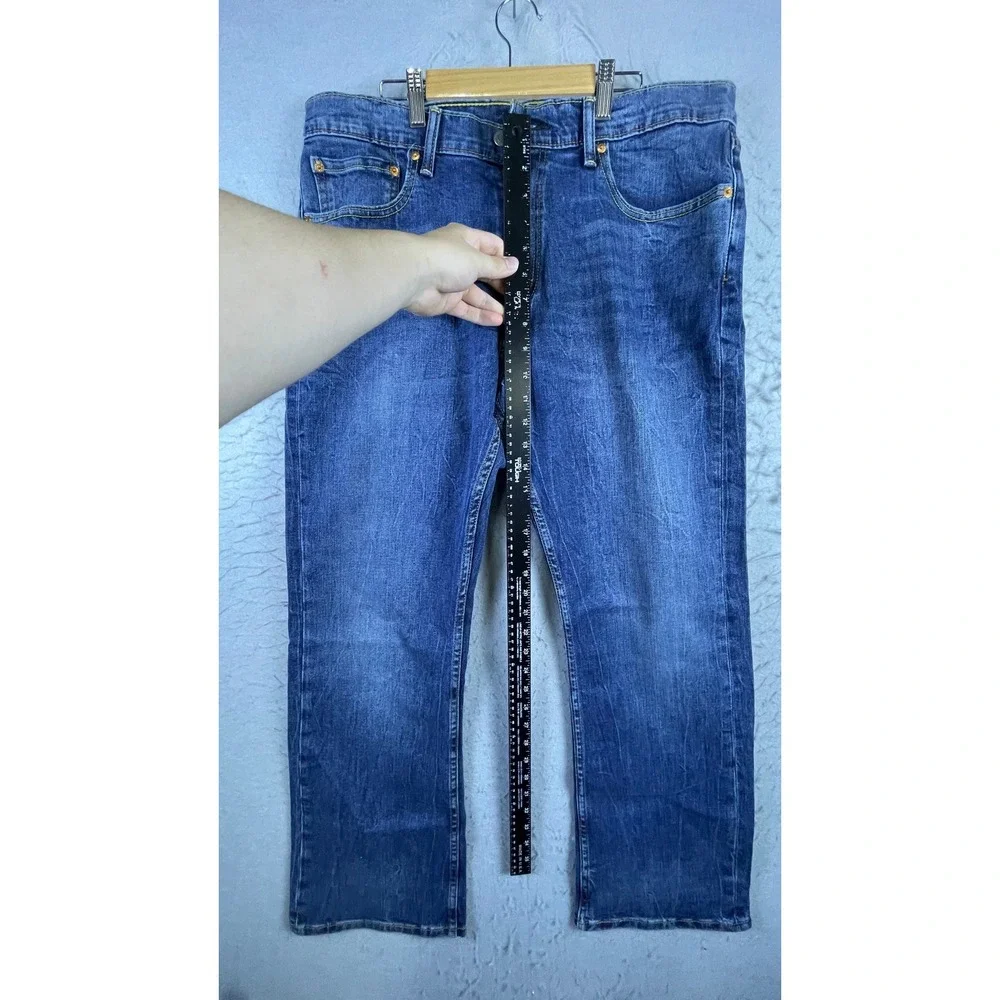 Levi's 527 Slim Bootcut Jeans Mens 36x30 Blue New Stretch Denim 13514